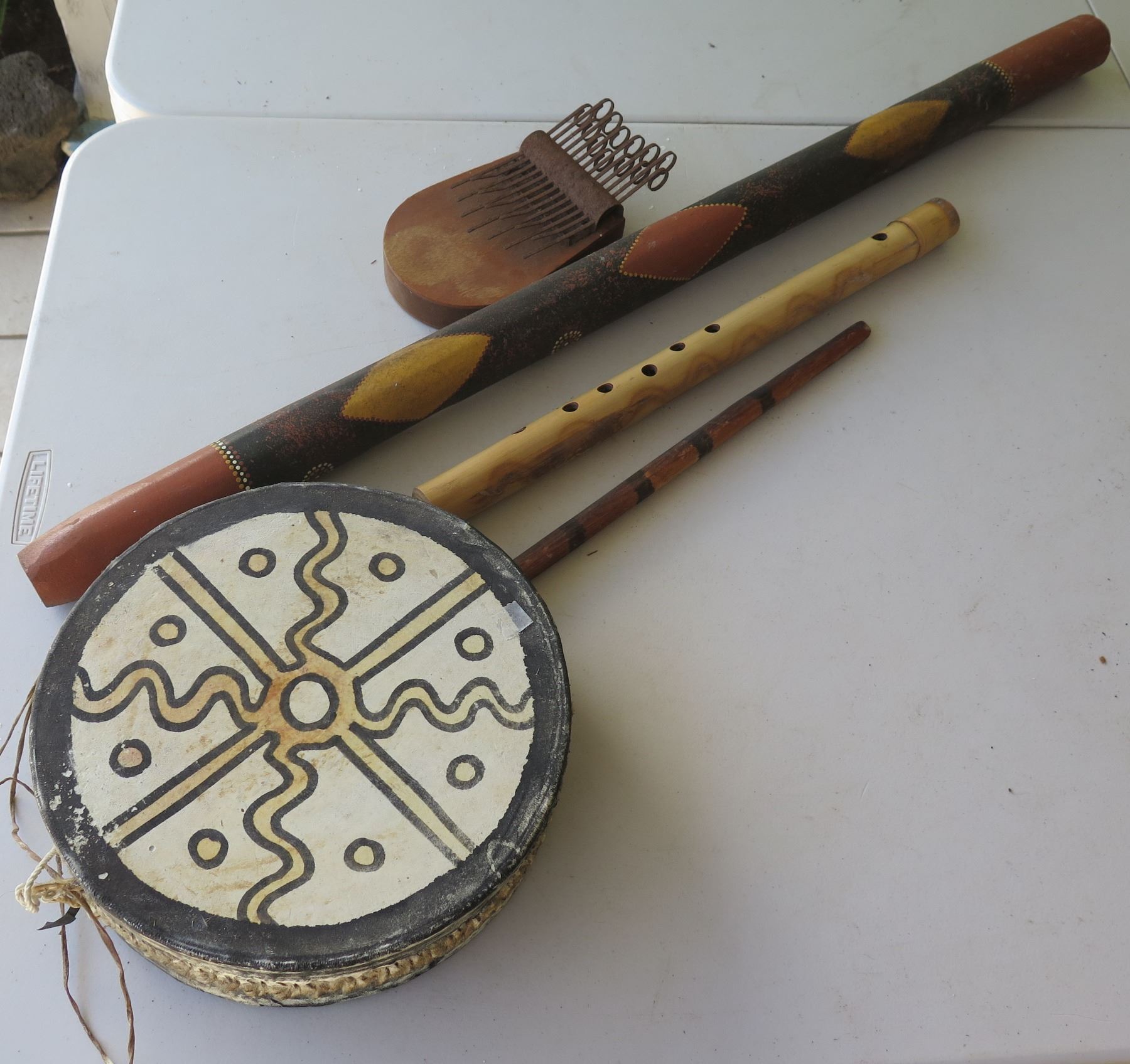 Tribal Instruments: Didgeridoo, Hand Harp, etc