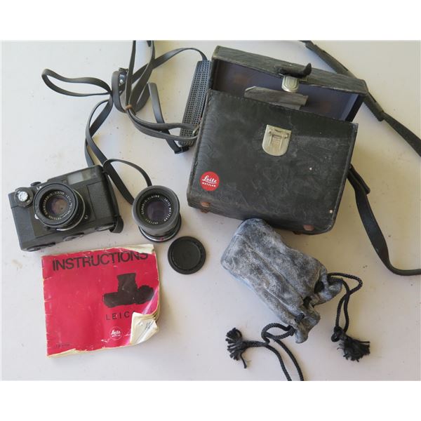 Vintage Leica CL Camera w/ Summicron-C Leitz Wetzlar Lens in Carry Case