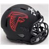 Image 2 : DRAKE LONDON SIGNED ATLANTA FALCONS MINI HELMET (BECKETT COA)