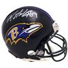 Image 1 : MARK ANDREW SIGNED BALTIMORE RAVENS MINI HELMET (BECKETT COA)