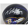 Image 2 : MARK ANDREW SIGNED BALTIMORE RAVENS MINI HELMET (BECKETT COA)