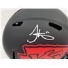 Image 2 : TYREEK HILL SIGNED KC CHIEFS FULL SIZE ECLIPSE HELMET (BECKETT COA)