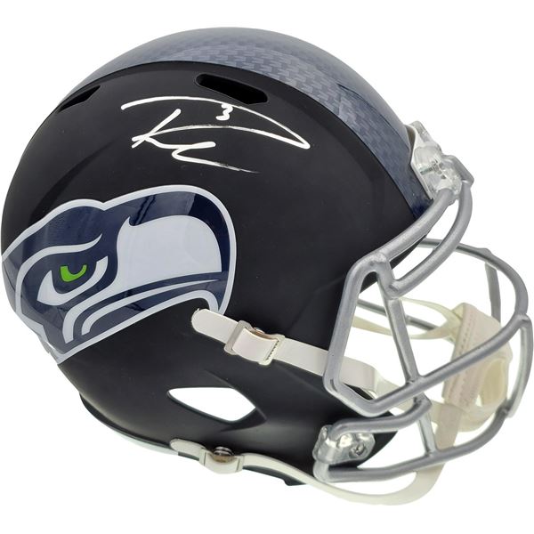 RUSSELL WILSON SIGNED SEATTLE SEAHAWKS FULL SIZE HELMET (WILSON COA)