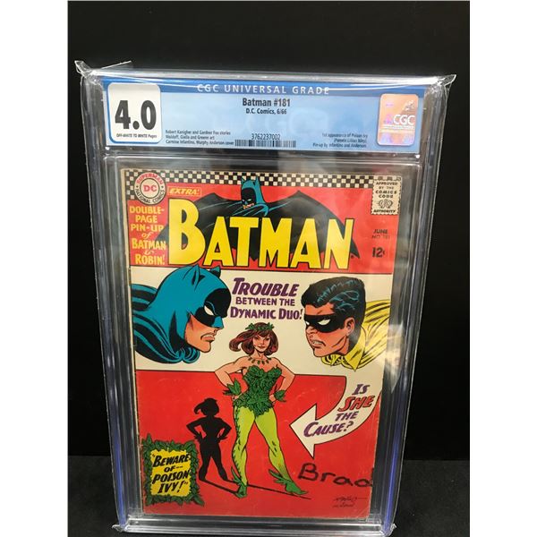 BATMAN #181 CGC GRADED 4.0 (DC COMICS)