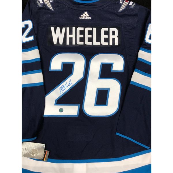 BLAKE WHEELER SIGNED WINNIPEG JETS ADIDAS PRO JERSEY ( AJ SPORTS COA)