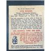 Image 2 : 1949 BOWMAN BASEBALL NO.41 LOU BRISSIE