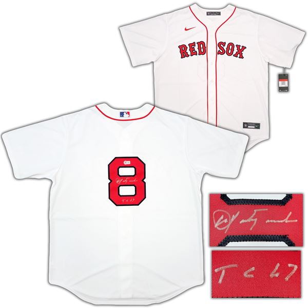 CARL YASTRZEMSKI SIGNED BOSTON RED SOX NIKE JERSEY (BECKETT COA)