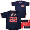 Image 1 : JUAN SOTO SIGNED BASEBALL JERSEY (BECKETT COA)