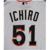 Image 2 : ICHIRO SUZUKI SIGNED MIAMI MARLINS MAJESTIC JERSEY (BECKETT COA)