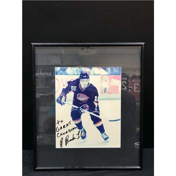 PAVEL BURE SIGNED AND FRAMED 8 X 10