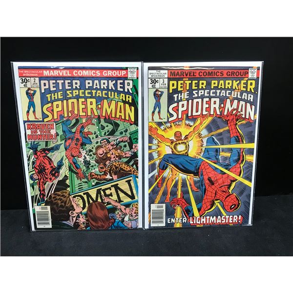 MARVEL COMICS PETER PARKER THE SPECTACULAR SPIDER-MAN NO.2 AND NO.3