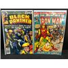 Image 1 : MARVEL COMICS BLACK PANTHER AND IRON MAN LOT