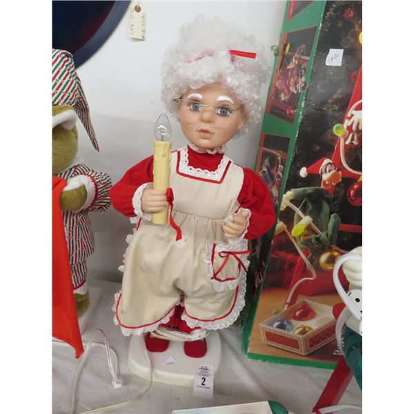 Mrs. Clause Lighted Animated Doll