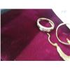 Image 2 : Gold Rings (2) And Earring