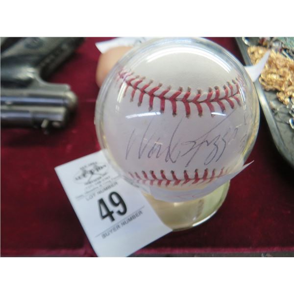 Wade Boggs Autographed Baseball w/COA