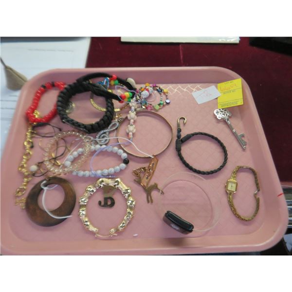 Tray Lot of Fashion Jewelry