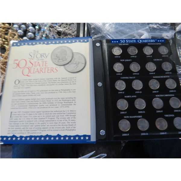 Complete 50 Star Quarter Collection Book