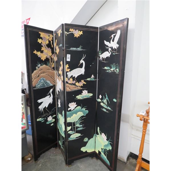 Asian Motif Privacy Screen