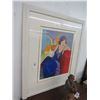 Image 1 : Framed Signed & Numbered 5/35 Itzchak Tarkay "Seated Woman" - 36" x 41"