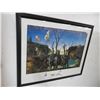 Image 1 : Salvadore Dali Framed Swans Reflecting Elephants Print - 29" x 24"