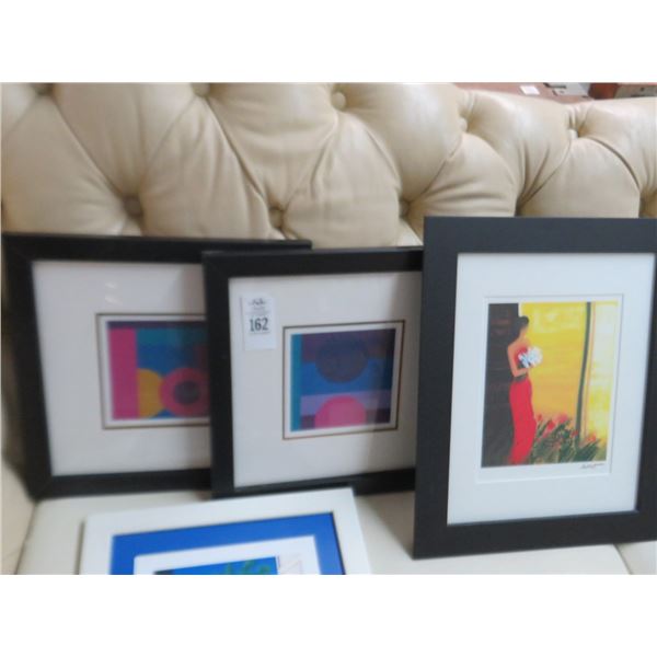 Framed Contemporary Prints (3) - 12" x 14"