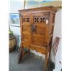 Image 1 : Vintage Oak 2 Door Pie Safe