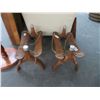 Image 1 : 2-Vintage Camel Saddle - 2 X $