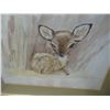 Image 2 : Bambi Framed Painting - 23" x 21"