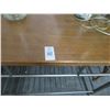 Image 2 : Wood/Metal Base Kitchen Island w/Wine Rack