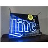 Image 2 : Miller Lite Neon Volleyball Sign - No Shipping