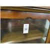 Image 2 : Mahogany Glass 4 Shelf Footed Curio Cabinet
