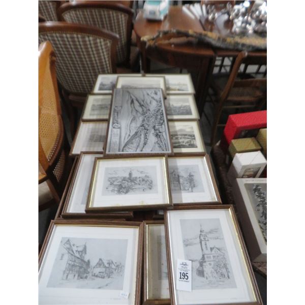 Miniature Etchings Wall Art (16)