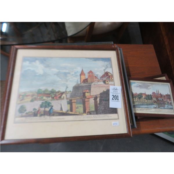 Framed German Village Prints (15)