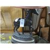 Image 2 : 2-Horse Figurine Table Lamp - 2 X $