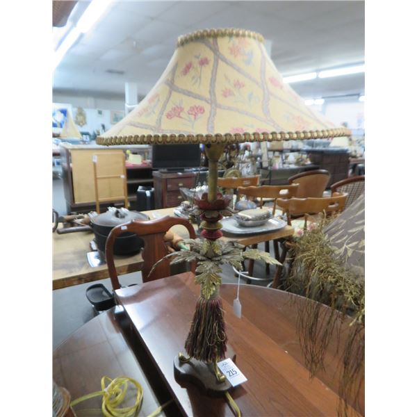 Palm Tree Motif Table Lamp