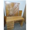 Image 1 : Oak Dining Table w/Writing Desk
