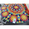 Image 2 : Ornate Metal Base Tile Top Round Bistro Table