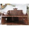 Image 3 : Wood Wall Knick Knack Shelf, Bird Trap Sample Box, Candlestands & Table Décor