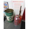 Image 1 : Quaker State Drum, Vintage Fire Extinguisher, Jack & Gas Can