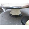 Image 3 : Round Faux Granite Top Coffee Table