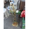 Image 1 : Brass Fireplace Set