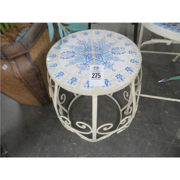 Tile Top Plant Stand