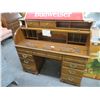 Image 1 : Tiger Oak Roll Top Desk