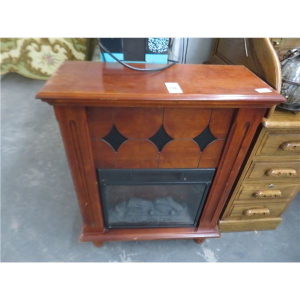 Mahogany Electric Fireplace