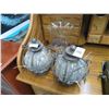 Image 1 : Glass Decorative Candle Holder And Vases (3)