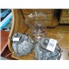 Image 2 : Glass Decorative Candle Holder And Vases (3)