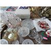 Image 2 : Crystal, Pressed Glass, Christmas Dishes & Figurines