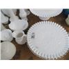 Image 3 : Lot of Milk Glass, Hobnail Bud Vases & Cake Platters