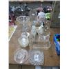 Image 1 : Lot of Pressed Glass Dishes, Pans & Juicers