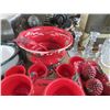 Image 2 : Tracey Potter Red Holiday Punch Bowl & Cups, Cake Platter